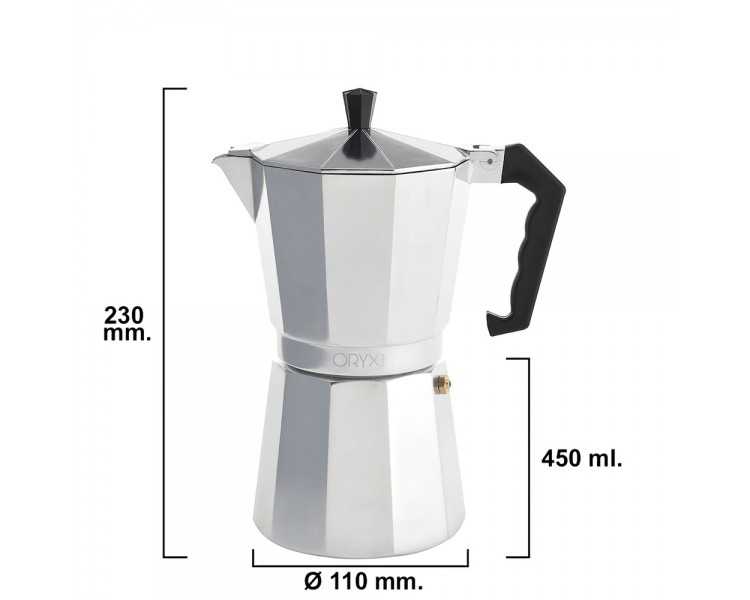 Cafetera Aluminio 9 Tazas (450 ml.) Classic