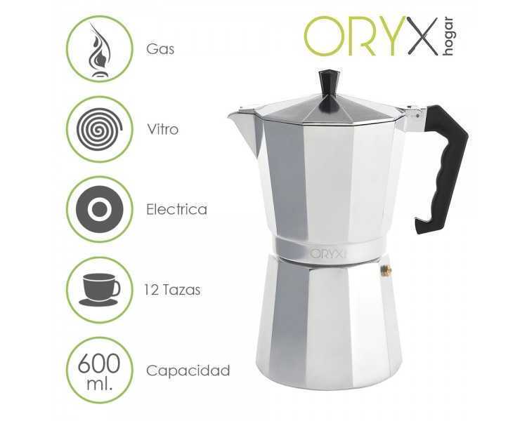 Cafetera Aluminio 12 Tazas (600 ml.) Classic