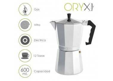 Cafetera Aluminio 12 Tazas (600 ml.) Classic