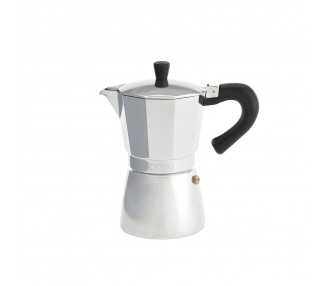 Cafetera Inducción Aluminio 6 Tazas (300 Ml.)