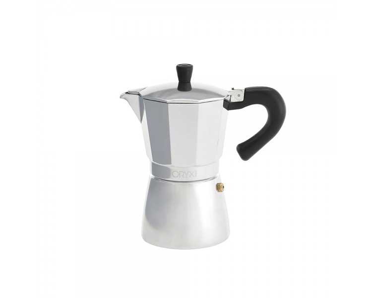 Cafetera Inducción Aluminio 6 Tazas (300 Ml.)