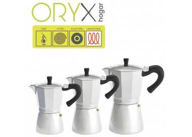 Cafetera Inducción Aluminio 6 Tazas (300 Ml.)