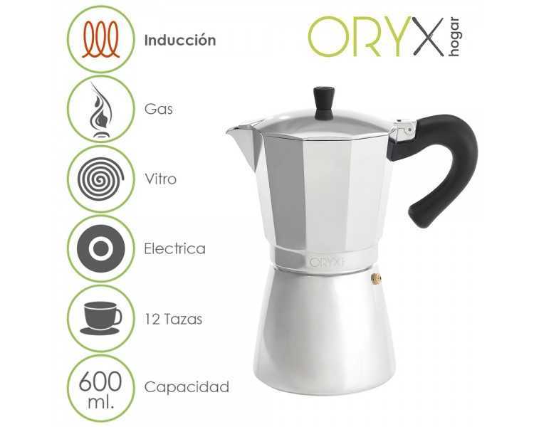 Cafetera Inducción Aluminio  12 Tazas (600 Ml.)