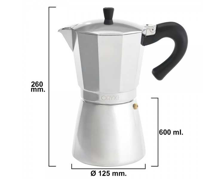 Cafetera Inducción Aluminio  12 Tazas (600 Ml.)