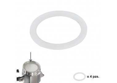 Junta Goma Silicona Cafetera Aluminio Classic / Inducción 12 Tazas (4 Unidades)