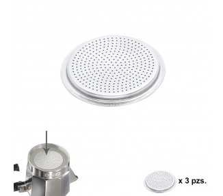 Filtro Cafetera Aluminio Classic / Inducción 12 Tazas (3 Unidades)