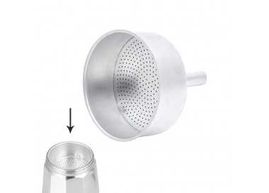 Embudo Cafetera Aluminio Classic / Inducción 9 Tazas