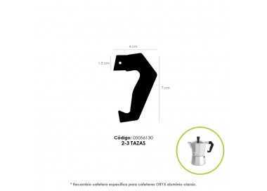 Mango Cafetera Alumino Classic 2 y 3 Tazas