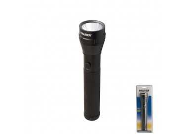 Linterna LED De Mano De Aluminio A Pilas	(2 D) Alta Luminosidad 120 Lumenes (3 Funciones) Mango Estriado