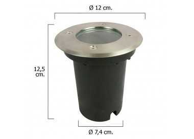 Foco Led Empotrar IP54 Color Inox