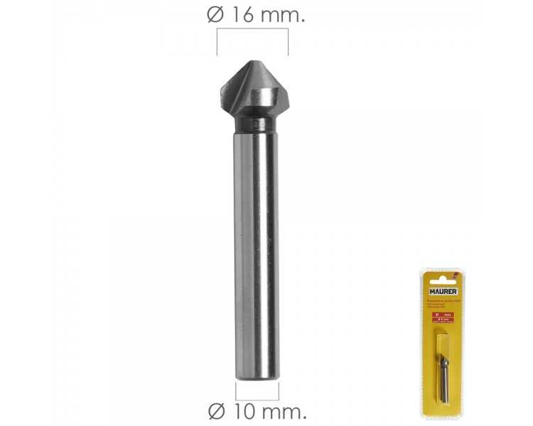 Fresa Vaciadora HSS Ø 16 mm. Para Taladro / Fresadora
