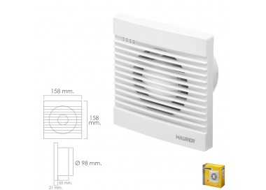 Extractor Humos Baño 13 Watt. Salida Ø 98 mm.