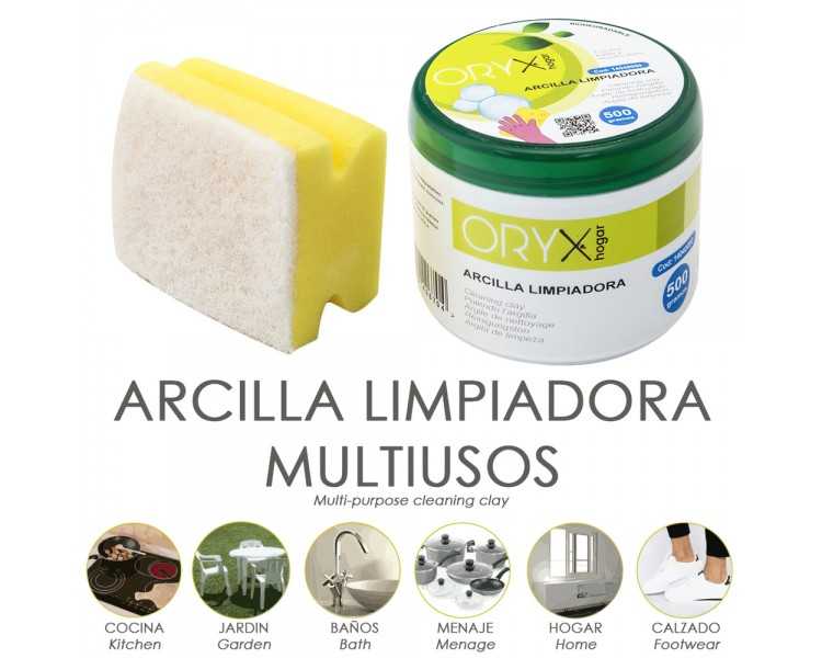 Arcilla Limpiadora Multiusos Tarro 500 gramos.