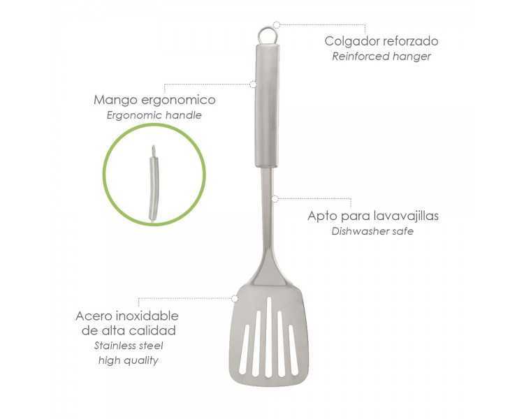 Rasera Cocina Acero Inoxidable 7,5 x 35,5 (Alt.) cm.