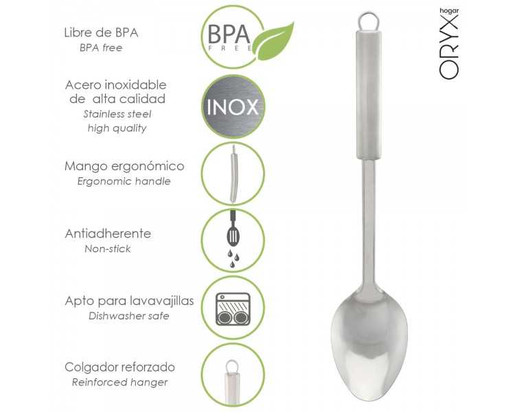 Cuchara Servir Cocina Acero Inoxidable 7 x 30,5 (Alt.) cm.