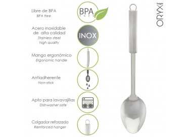 Cuchara Servir Cocina Acero Inoxidable 7 x 30,5 (Alt.) cm.