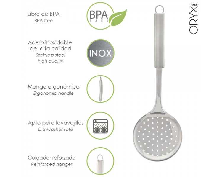 Espumadera Cocina Acero Inoxidable 34x11,5 (Alt) cm.