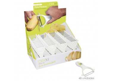 Pelapatatas Con mango Plastico Cuchilla Acero Inoxidable 7,8 x 13 (Alt.) cm.