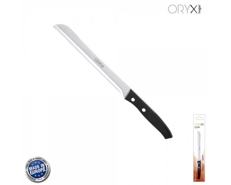 Cuchillo Aspen Panero Hoja Acero Inoxidable 19 cm. Negro