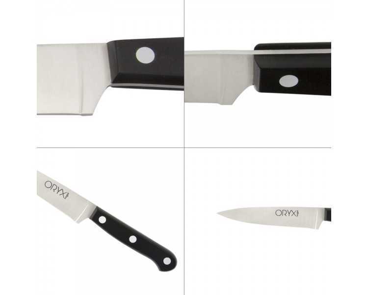 Cuchillo Grenoble Patatero Puntilla Hoja Acero Inoxidable 11 cm. Negro