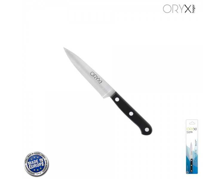 Cuchillo Grenoble Cocina Hoja Acero Inoxidable 13 cm. Negro