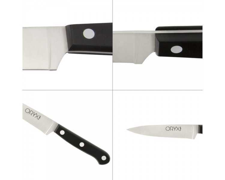 Cuchillo Grenoble Cocina Hoja Acero Inoxidable 13 cm. Negro