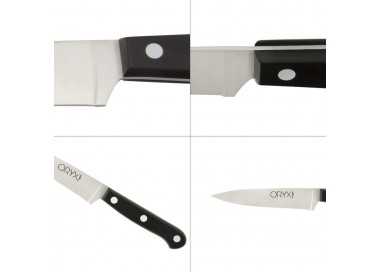 Cuchillo Grenoble Cocina Hoja Acero Inoxidable 13 cm. Negro