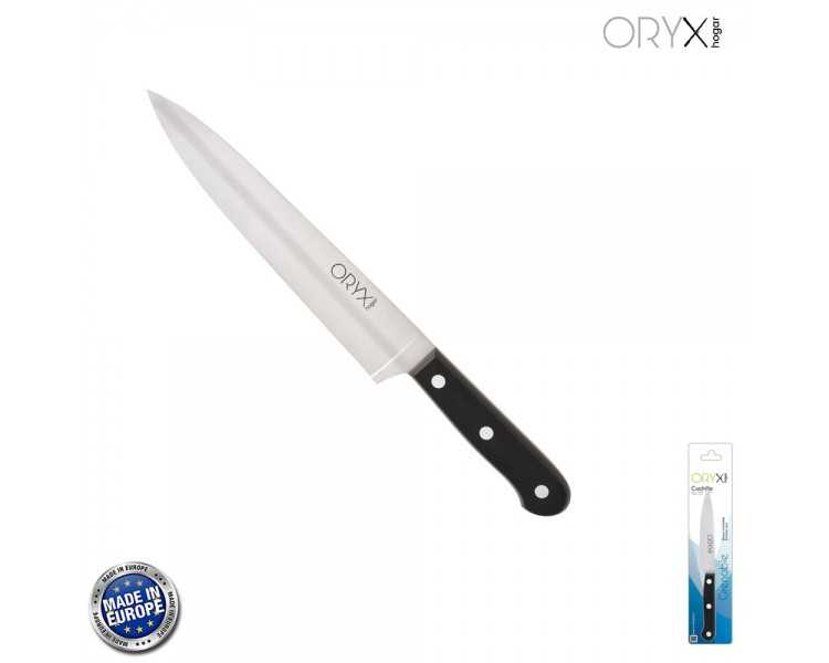 Cuchillo Grenoble Cocinero / Chef Hoja Acero Inoxidable 20 cm. Negro