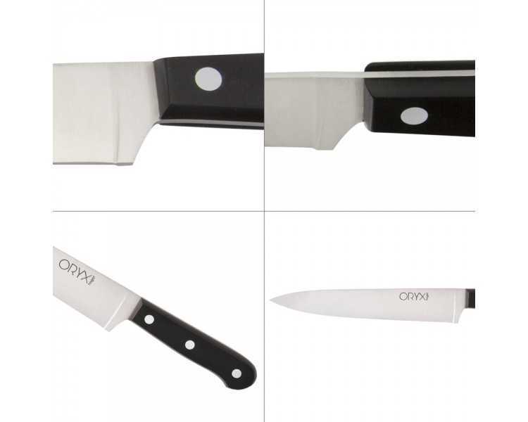 Cuchillo Grenoble Cocinero / Chef Hoja Acero Inoxidable 20 cm. Negro