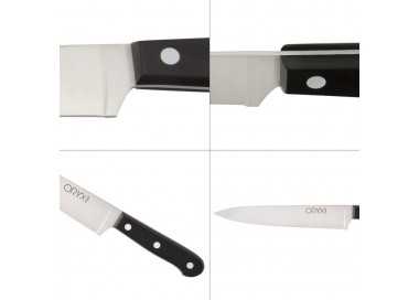 Cuchillo Grenoble Cocinero / Chef Hoja Acero Inoxidable 20 cm. Negro