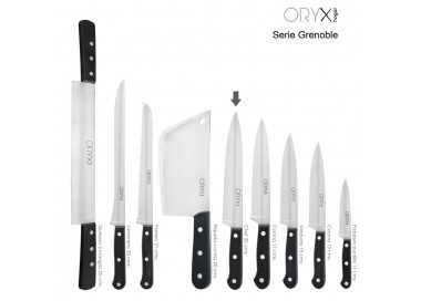 Cuchillo Grenoble Cocinero / Chef Hoja Acero Inoxidable 20 cm. Negro