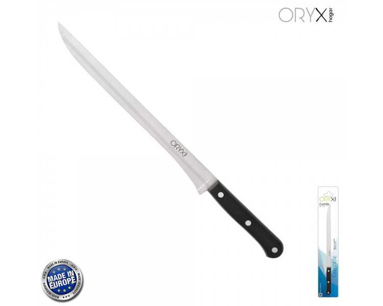 Cuchillo Grenoble Jamonero Hoja Acero Inoxidable 25 cm. Negro