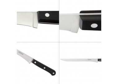 Cuchillo Grenoble Jamonero Hoja Acero Inoxidable 25 cm. Negro