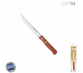 Cuchillo Montana Cocina Hoja Acero Inoxidable 13 cm. Mango Madera