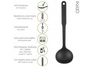Cucharon Servir Cocina Nylon Basic 32 x 9.5 cm.