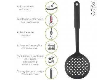 Espumadera Cocina Nylon Basic 33,5 x 11 cm.