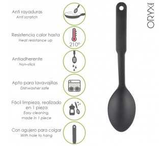 Cuchara Cocina Nylon Basic 30,5 x 7 cm.
