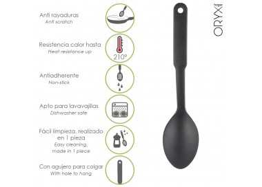 Cuchara Cocina Nylon Basic 30,5 x 7 cm.
