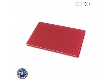 Tabla Cortar Polietileno 30x20x1,5 cm.  Color Rojo