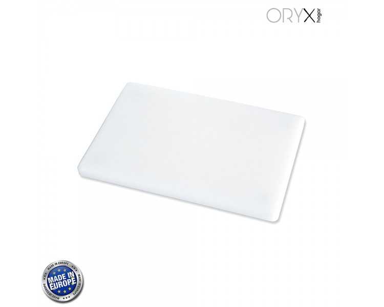 Tabla Cortar Polietileno 30x20x1,5 cm.  Color Blanco
