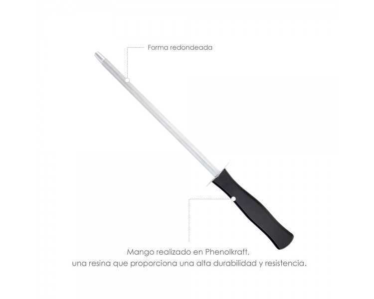 Chaira Afiladora Grenoble 19 cm. Negro