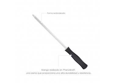 Chaira Afiladora Grenoble 19 cm. Negro