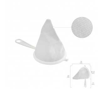 Colador Tela Franela Armazón de Plastico Ø 12 cm.
