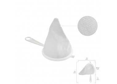 Colador Tela Franela Armazón de Plastico Ø 12 cm.