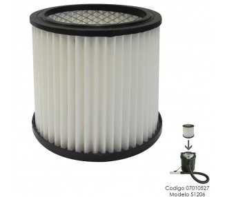 Filtro Para Aspirador De Cenizas 07010527 (Modelo 51206)