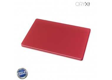 Tabla Cortar Polietileno 35x25x1,5 cm.  Color Rojo