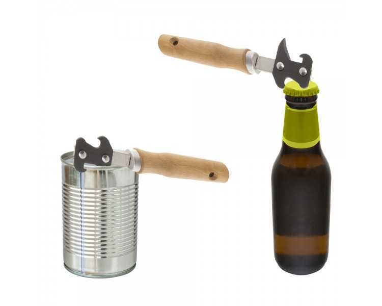 Abrelatas Con Mango Madera 170 mm.