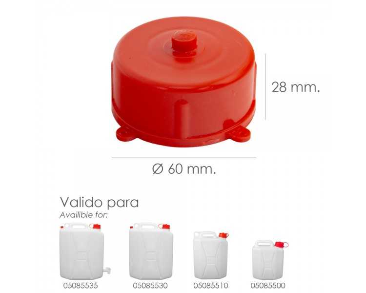 Tapon Para Bidon Alimentario  5 / 10 / 20 Litros