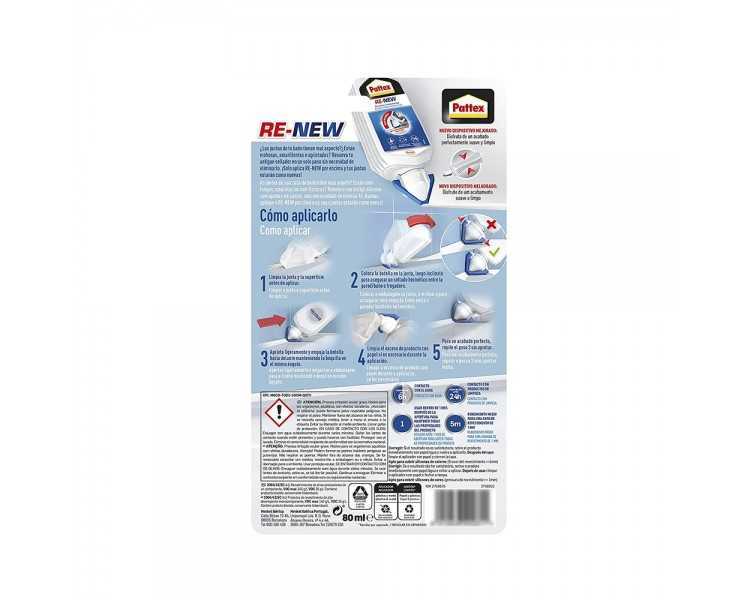 Nural Pattex Re New Juntas Baño (Bote 80 ml.)