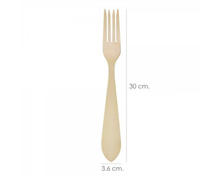 Tenedor Cocina Madera Oryx 30 cm.